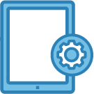 tabblet batterij sjabloon